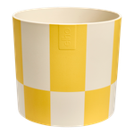 blocks & stripes 15cm cream yellow